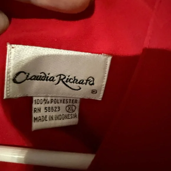 Women’s lightweight top- red - size XL - Picture 2 of 3